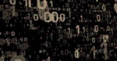 Bilgisayar kodu çok renkli arka plan. Kesintisiz döngü kavram görüntüleri. Dijital Tema rengi değişen dinamik basamak uçan ile. 