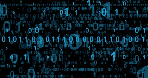 Dinamik mavi numaraları ile dijital arka plan