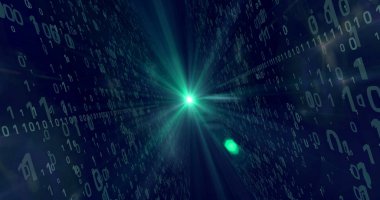 Dijital arka plan mavi