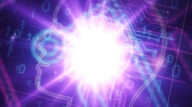 Yapay Zeka Fütürist İllüstrasyon