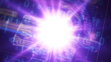 5g mobil ağ fütüristik illüstrasyon