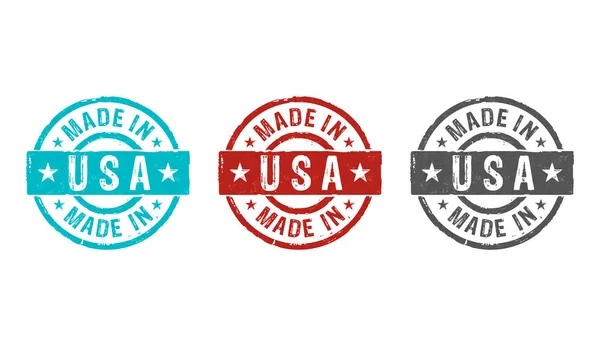 Made in USA stamp and stamping — Stock Photo, Image