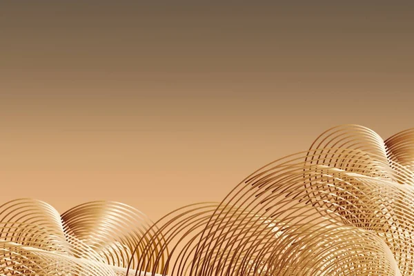 Espirales Oro Como Caramelo — Foto de Stock