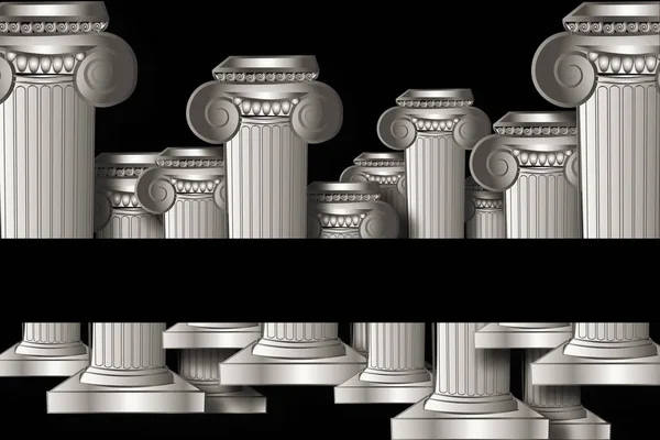 Antiguidade Uma Coluna Com Uma Ordem — Fotografia de Stock