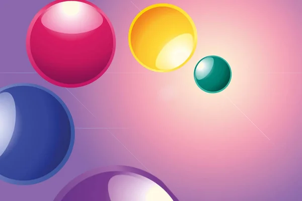Kleurrijke Bublles Voor Greating Rechtenvrije Stockfoto's