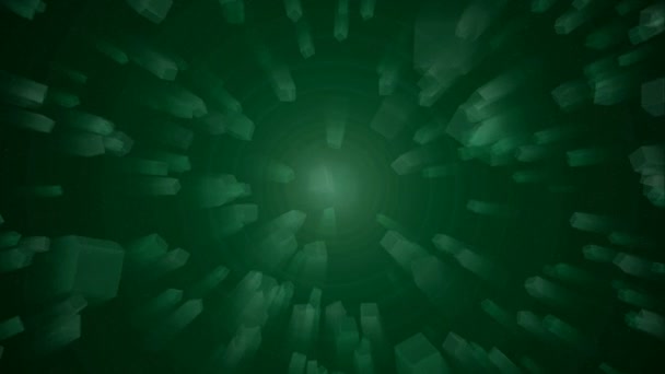 Green abstract motion background - 001 — Stock Video