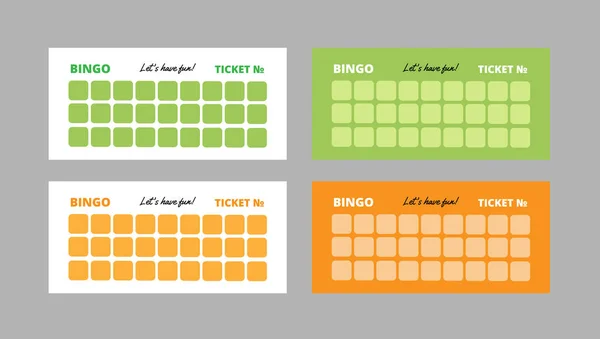 İngiliz tombala biletleri koleksiyonu. Parti için vektör piyango kartları. Yazdırmaya hazır