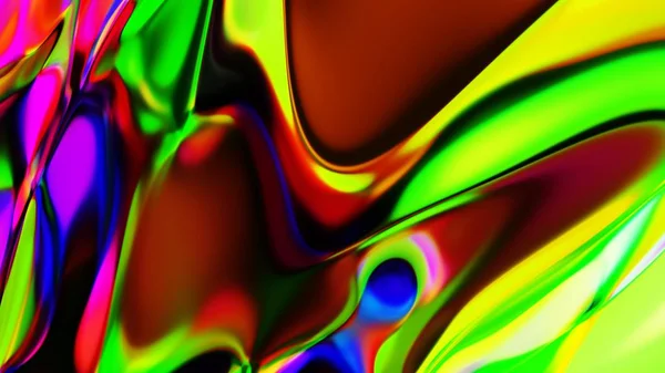 Futuristic liquid background for website, banner, cover, poster. Multicolored wallpaper of standard scaled size 1920*1080