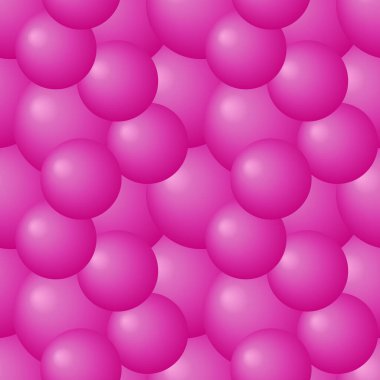 Plastik pembe baloncuklu modaya uygun bir model. Sunum için kusursuz bir süs, sosyal medya, afişler, kartlar, posterler, kapaklar, paketler. Vektör illüstrasyonu