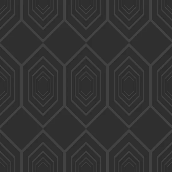 Soyut geometri elementleriyle desen. Tek renkli kusursuz ambalajsız süs, kumaş, fayans, kapaklar, ziyaret kartları, davetiyeler. Vektör illüstrasyonu