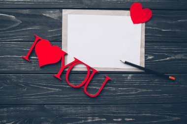 Sevgililer günü. aşk mektubu