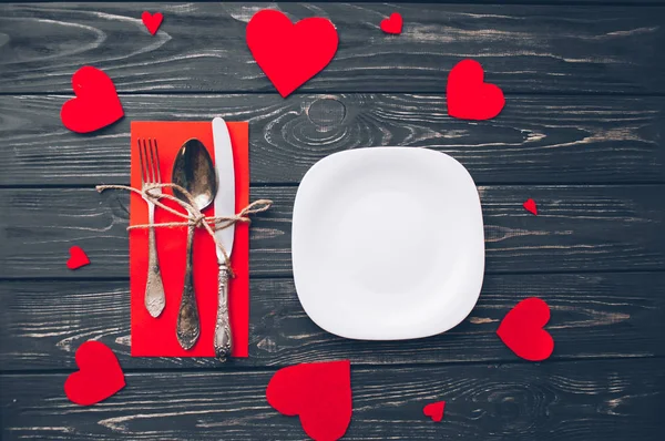 발렌타인의 Day.supper,love — 스톡 사진