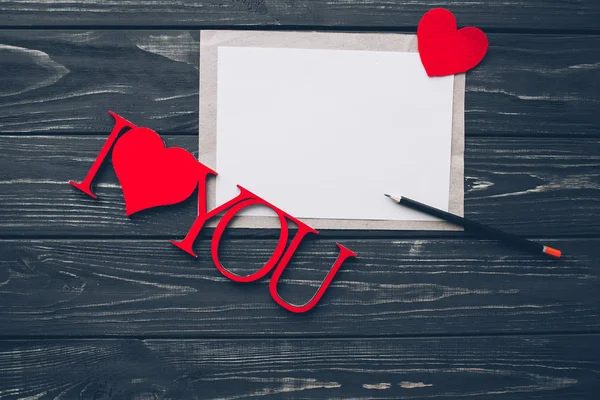 Sevgililer günü. aşk mektubu