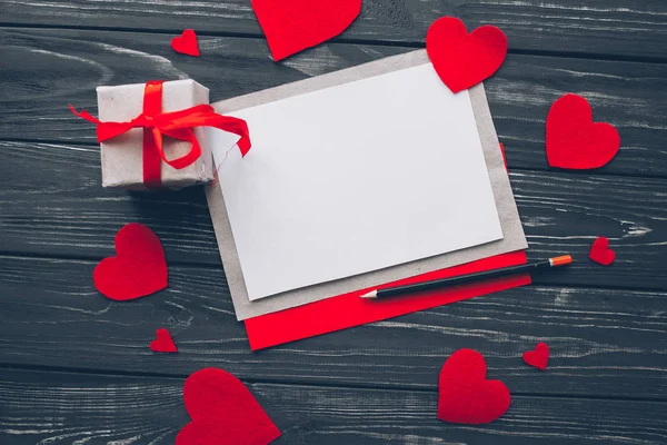 San Valentino. lettera d'amore — Foto Stock