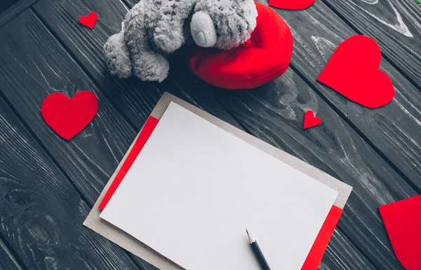 Sevgililer günü. aşk mektubu