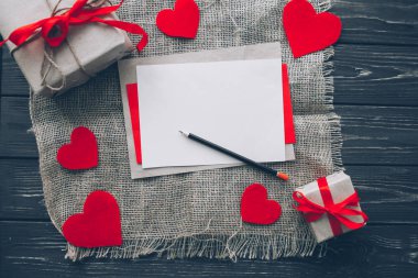 Sevgililer günü. aşk mektubu