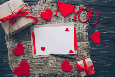 Sevgililer günü. aşk mektubu