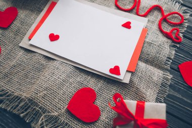 Sevgililer günü. aşk mektubu