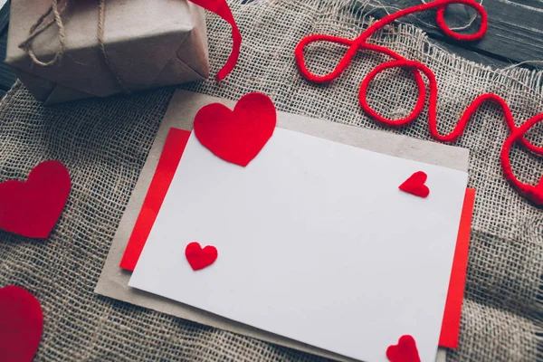 Sevgililer günü. aşk mektubu