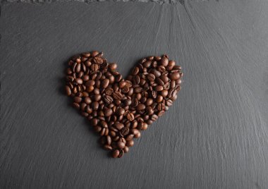 Kahve çekirdeğinin kalbi.