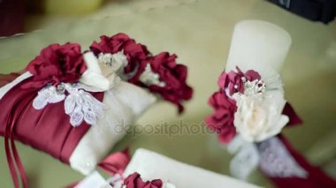 cam masa hareket kamera gelin aksesuarları kırmızı çiçek