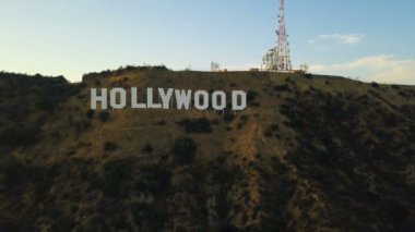 20 Ağustos 2017. Hollywood Kaliforniya hava video Hollywood üzerinde oturum açın. gün
