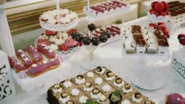 Şeker çubuğu düğün çikolata, şeker büfesi. portre