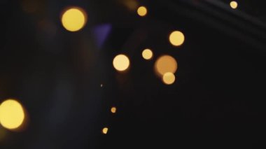 Noel ışıkları bokeh arka plan bulanık