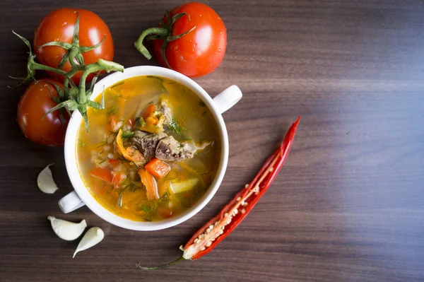 baharatlı çorba kharcho