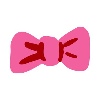 Beyaz arka planda izole edilmiş kırmızı çizgi film ikonu. Vektör