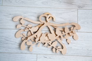 Askı antika arka plan üzerinde