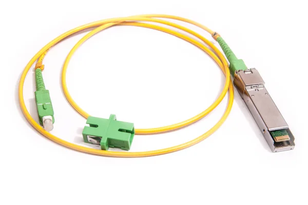 Módulo SFP gigabit óptico para red Imagen de archivo