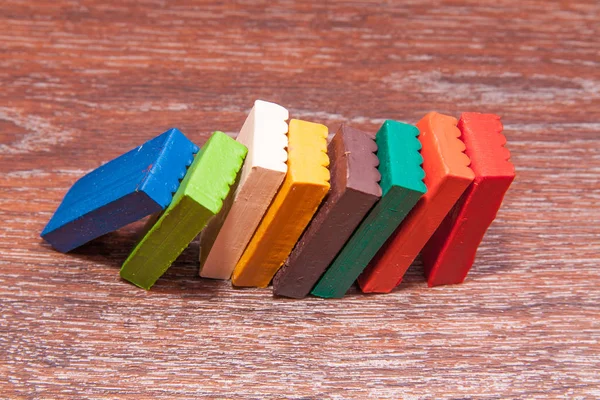 Foto de plastilina de color para niños. Materiales para la creatividad . — Foto de Stock
