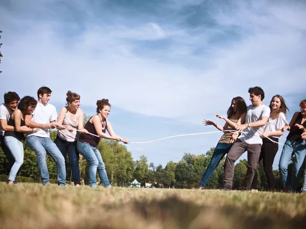 tug of war at park