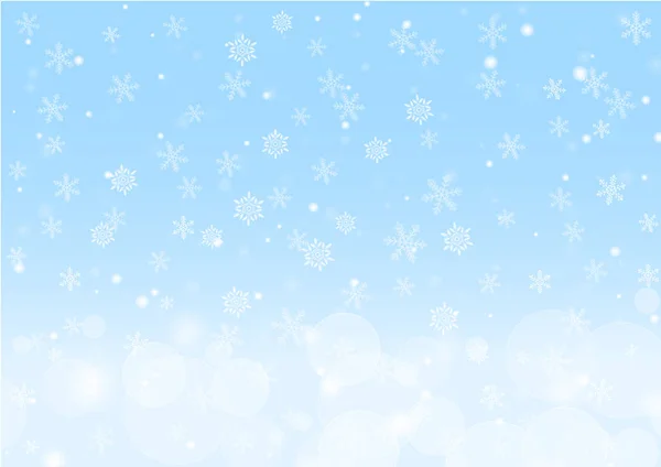 Düşen kar taneleri ve kar kış mavi arka plan. Tasarım öğeleri Noel ve yeni yıl kutlama tırnak veya kış sezonu için vektör, arka plan veya kartı, olay başlık sayfası, poster veya Web sitesi desen olarak kullanmak olabilir.