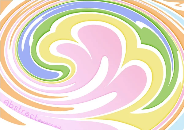 Mermer ve swirls doku arka plan pastel renklerde kağıt tarzı ile. Vektör çizim tasarlamak komik mutluluk neşeli veya etkin kavramı ile kullanmak için arka plan, zemin, kartı, Web sitesi, tanıtım ve medya yazdırma. 