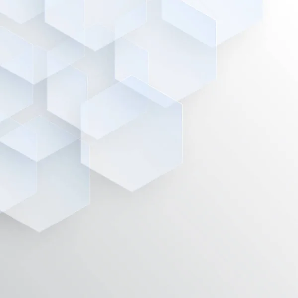 Şeffaf altıgenler arka plan ve metin için yer soyut. Vektör illüstrasyon kavramı iş, teknoloji, bilim. Kullanım için etiketleri, sunum, broşür, kapak, afiş, zemin, kart. 