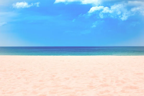 Zand voor strand Karon strand Zuid-Thailand — Stockfoto