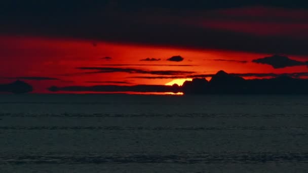 4k Filmmaterial vom großen Sonnenuntergang auf Phuket Thailand — Stockvideo