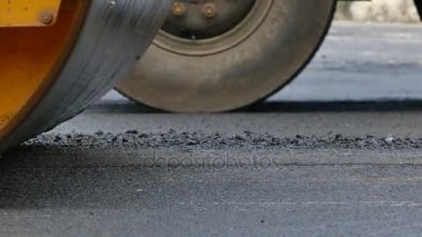 Karayolu tayfasından şehir sokak onarır