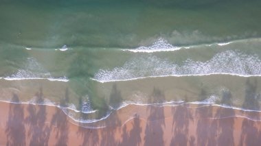 Havadan görünümü, deniz dalga, Güney Tayland Beach Patong Beach