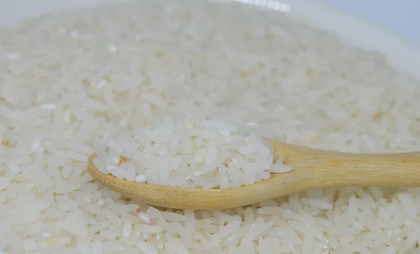 Grano Arroz Tazón Blanco —  Fotos de Stock