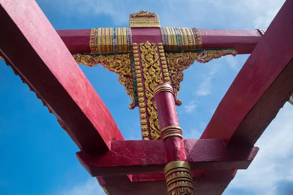 Lai Thai Lai Kranok Nel Tempio Thai — Foto Stock