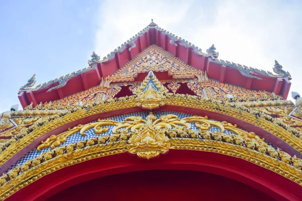 Lai Thai Lai Kranok Templo Tailandés — Foto de Stock