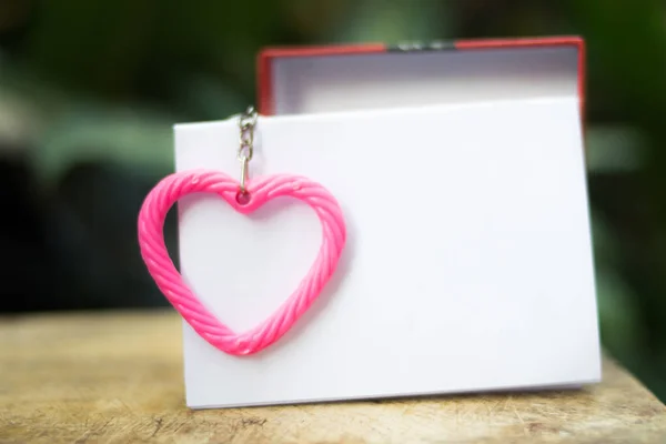 pink heart with pink heart with blank paper for texture for valentine \'s day.Love concept.