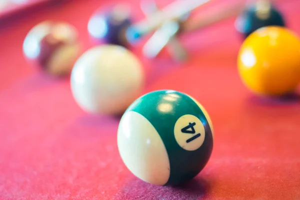 Snooker Balls Snooker Table — Stock Photo, Image