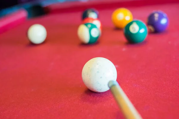 Snooker Balls Snooker Table — Stock Photo, Image