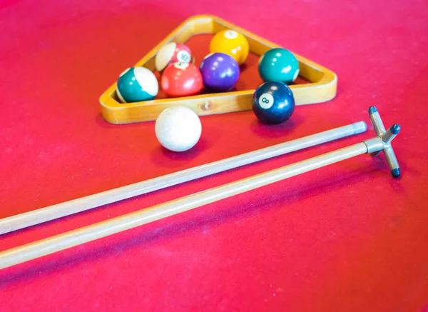 Snooker Balls Snooker Table — Stock Photo, Image