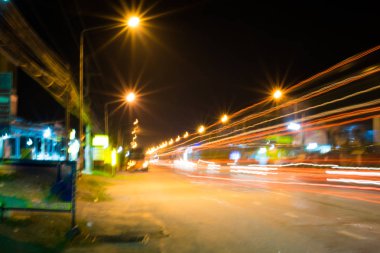 Tayland yolu gece görünümü