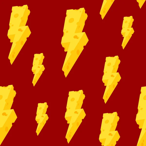 Torden smør ost Problemfri mønster Rød / tapet / baggrund – Stock-vektor